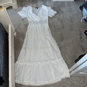 Lulu’s White Maxi Dress